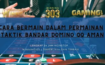 Cara Bermain Dalam Permainan Taktik Bandar Domino QQ Aman