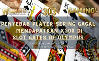 Penyebab Player Sering Gagal Mendapatkan x500 Di Slot Gates Of Olympus