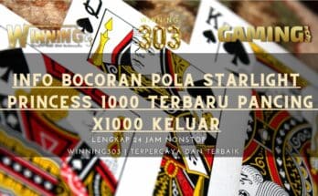 Info Bocoran Pola Starlight Princess 1000 Terbaru Pancing x1000 Keluar