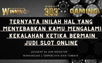 Ternyata Inilah Hal Yang Menyebabkan Kamu Mengalami Kekalahan Ketika Bermain judi Slot Online