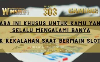 cara Ini khusus untuk Kamu yang Selalu Mengalami banyak kekalahan saat Bermain Slot