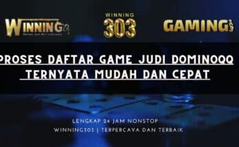 Proses Daftar Game Judi Dominoqq Ternyata Mudah dan Cepat