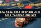 Apa Saja Pola Bermain Judi Bola Tangkas Online?
