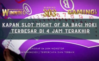 Kapan Slot Might of Ra Bagi Hoki Terbesar di 4 Jam Terakhir
