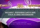 baccarat, permainan kartu dari Italia di abad pertengahan