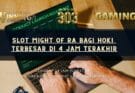 Slot Might of Ra Bagi Hoki Terbesar di 4 Jam Terakhir